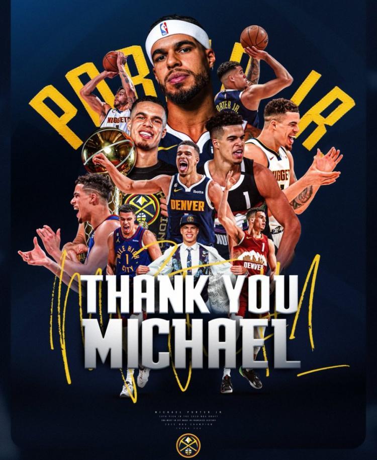 掘金致谢小波特：谢谢你MPJ 希望你的下一个篇章万事顺遂