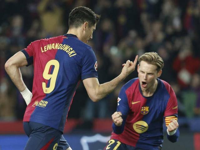 开云-巴萨登顶，莱万不高兴，百场亚马尔低迷